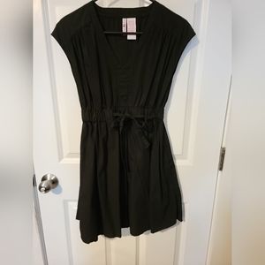 Black vintage style sleeveless dress